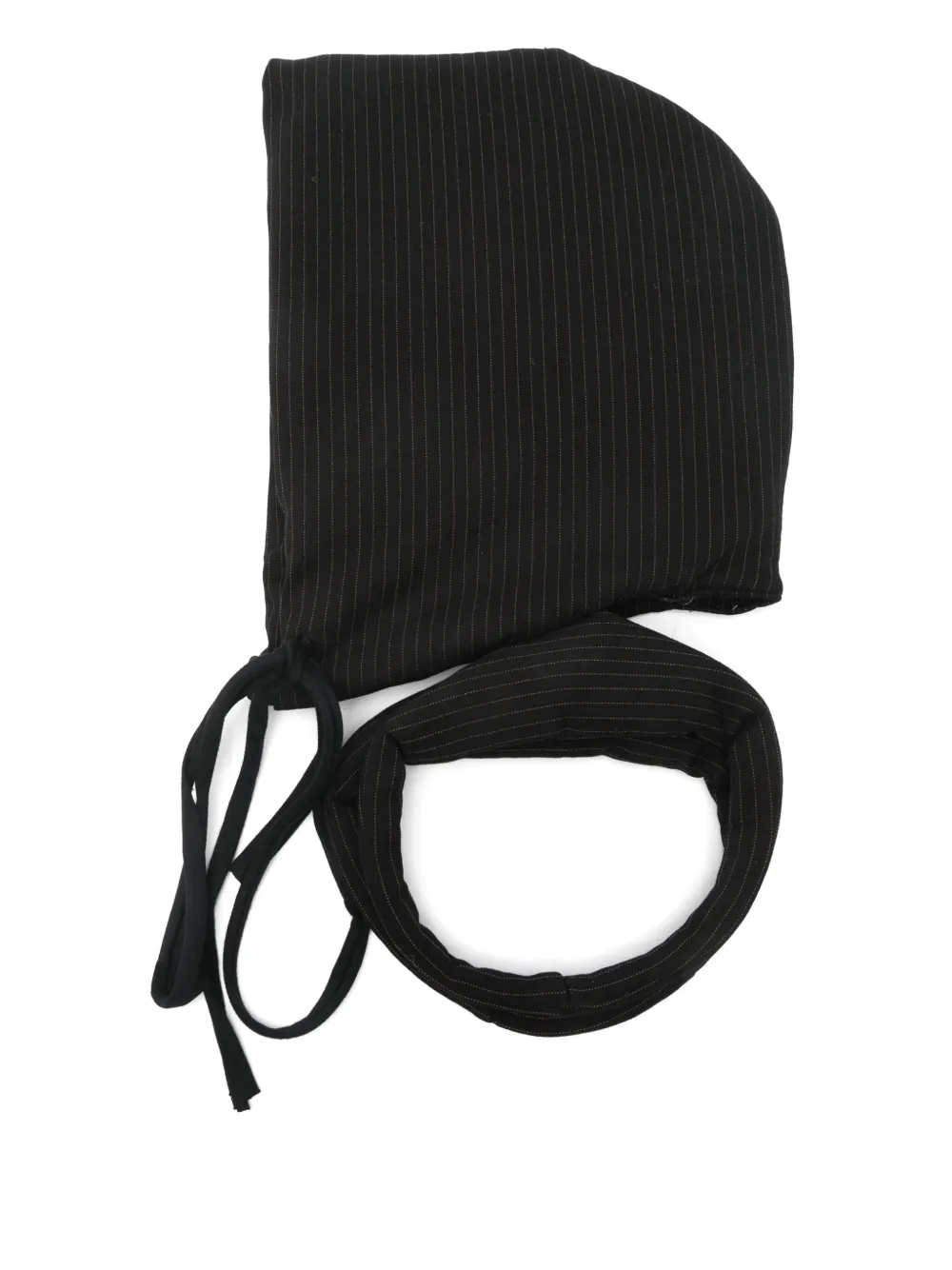 Ottolinger pinstriped hood | Black | Image 1
