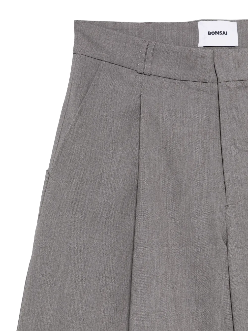 Bonsai Shorts van scheerwolblend Grijs