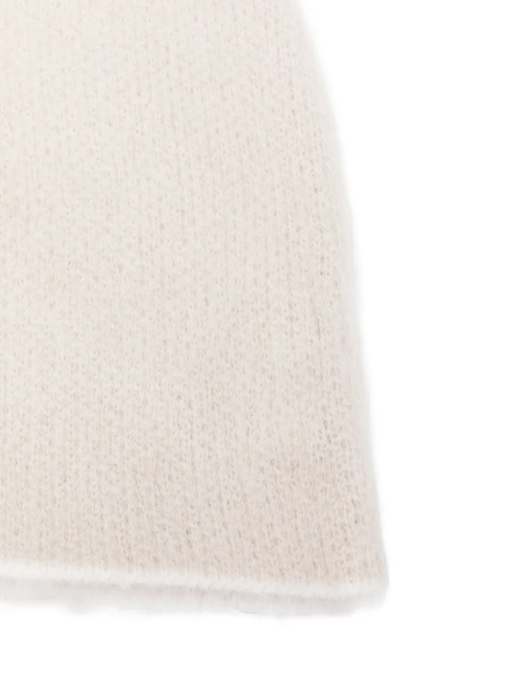 Bonsai stitch-detail balaclava - Beige