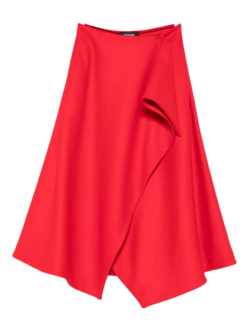 Rochas ruffle midi skirt | rojo | Image 1