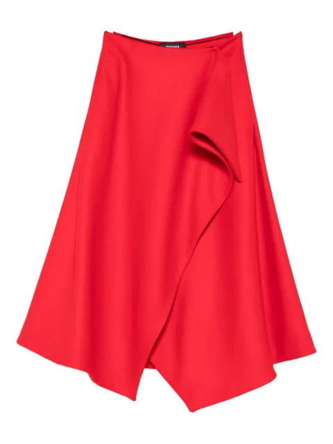 Rochas ruffle midi skirt