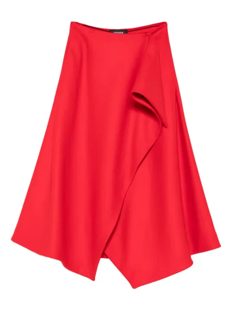 Rochas ruffle midi skirt