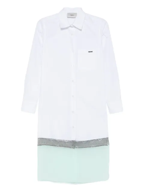 Coperni layered shirt dress