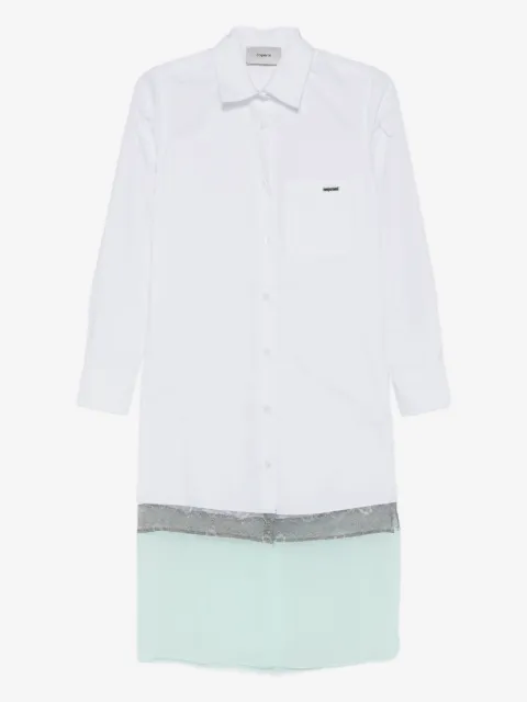 Coperni layered shirt dress