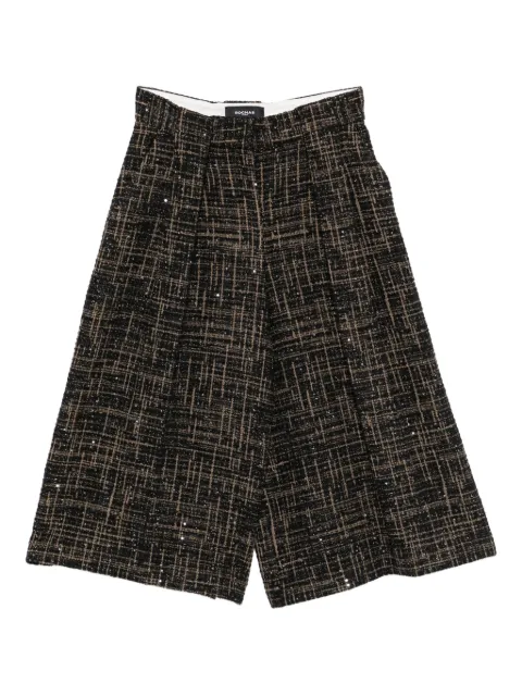 Rochas pantalones bordados con lentejuelas