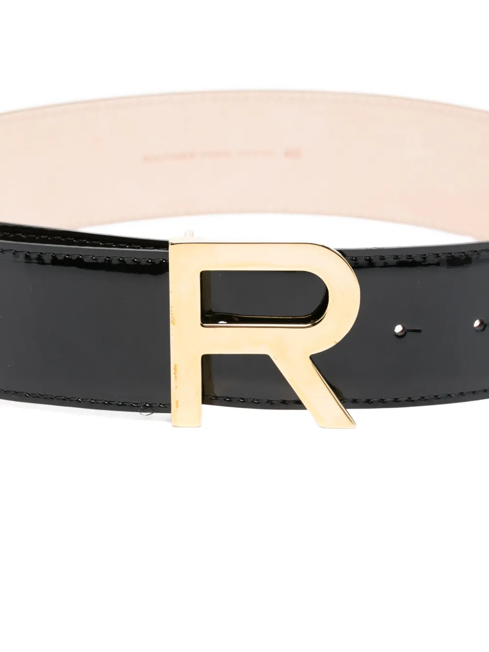  Rochas Logo-buckle Belt - White 