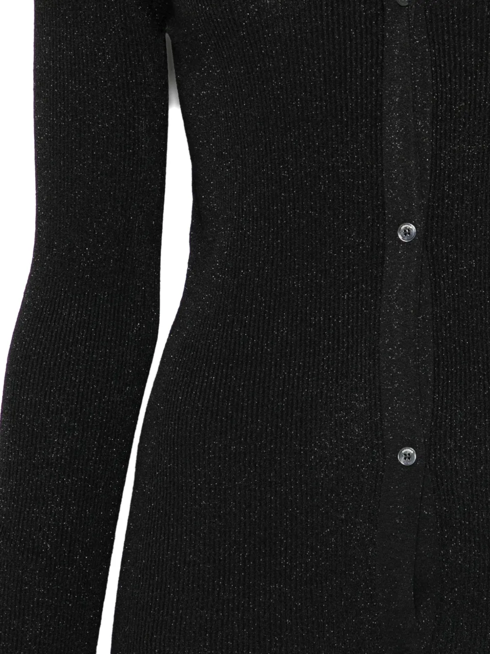Rochas Logo-appliqué Cardigan In Black