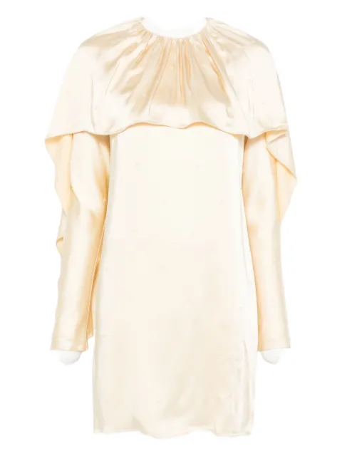 Rochas draped layered mini dress