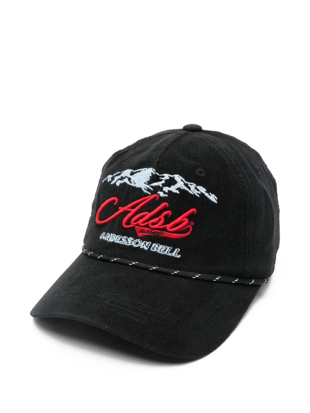 Andersson Bell Baseballkappe aus Cord | Schwarz | Image 1