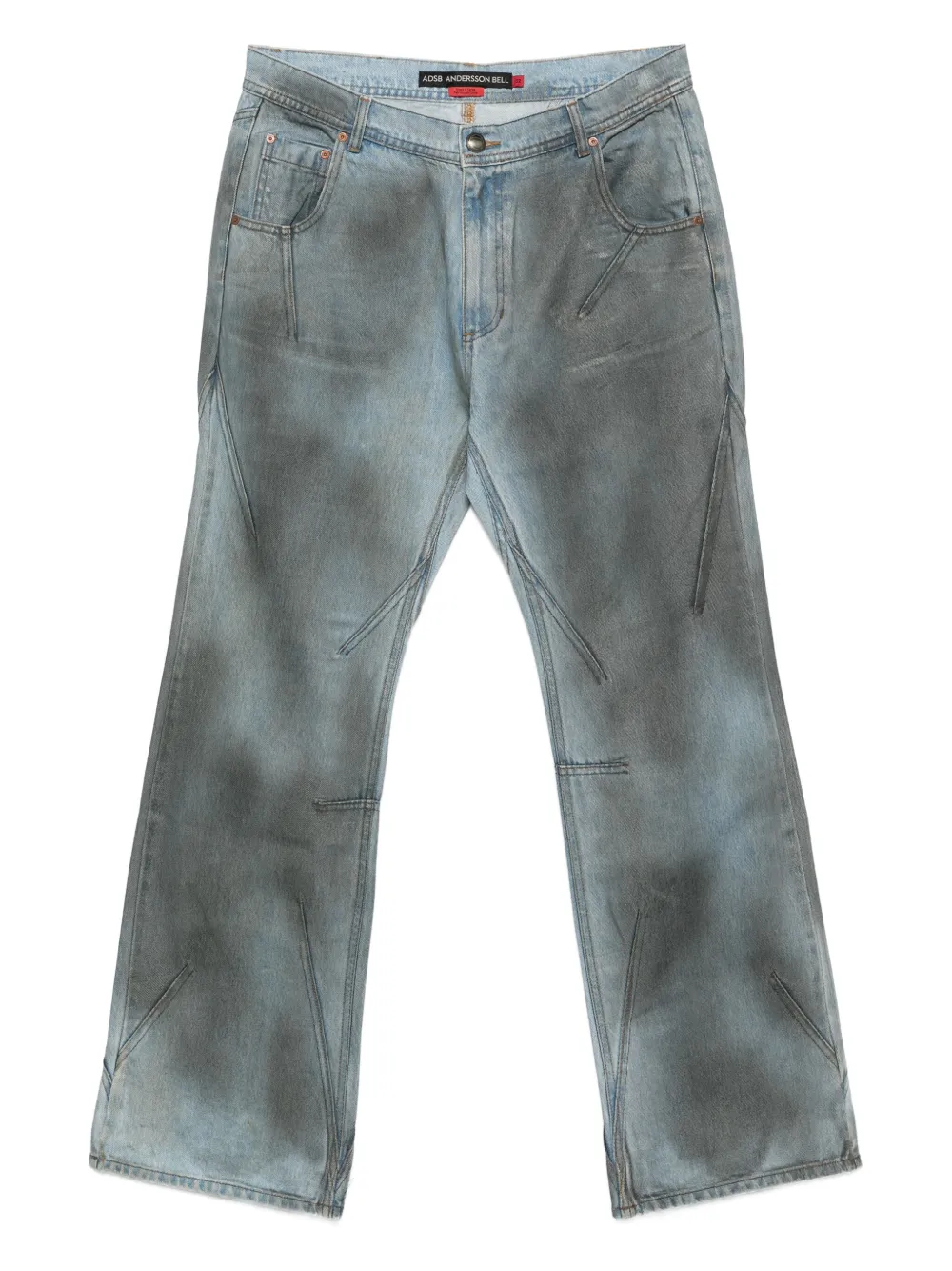 Andersson Bell washed-effect jeans | Blue | Image 1