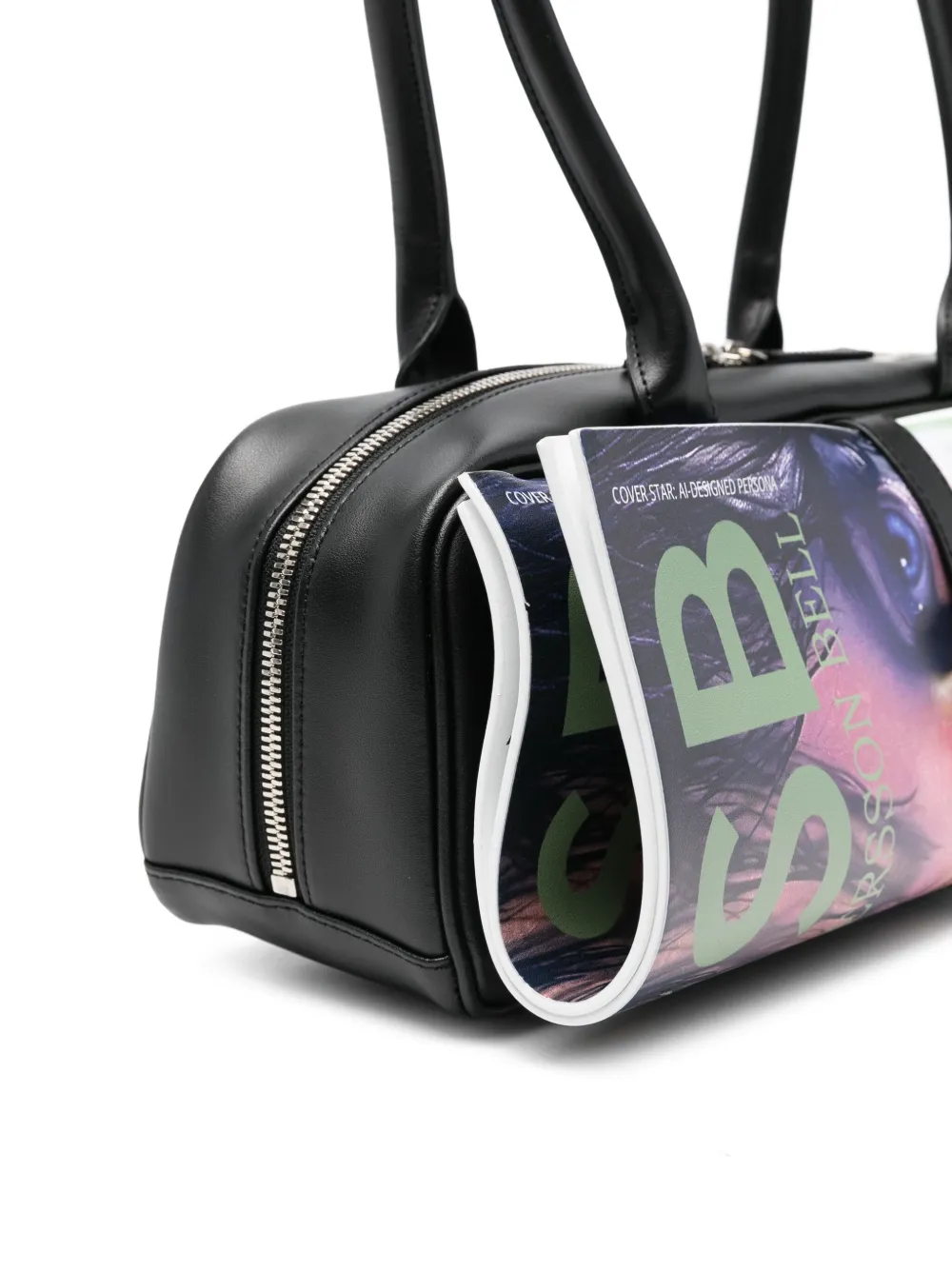 Andersson Bell Schoudertas met print Zwart