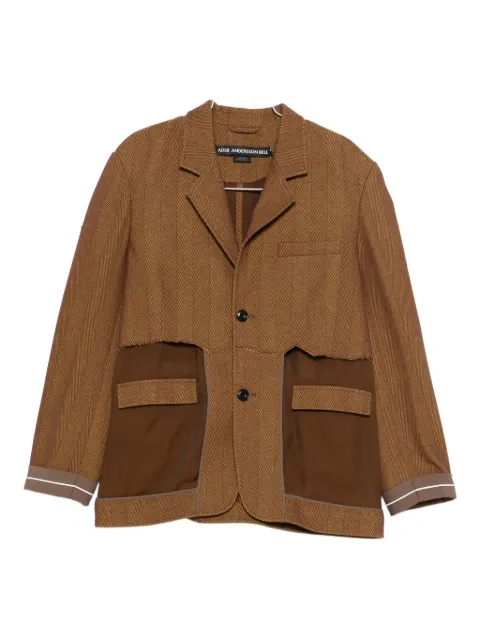 Andersson Bell inside-out sheer blazer 