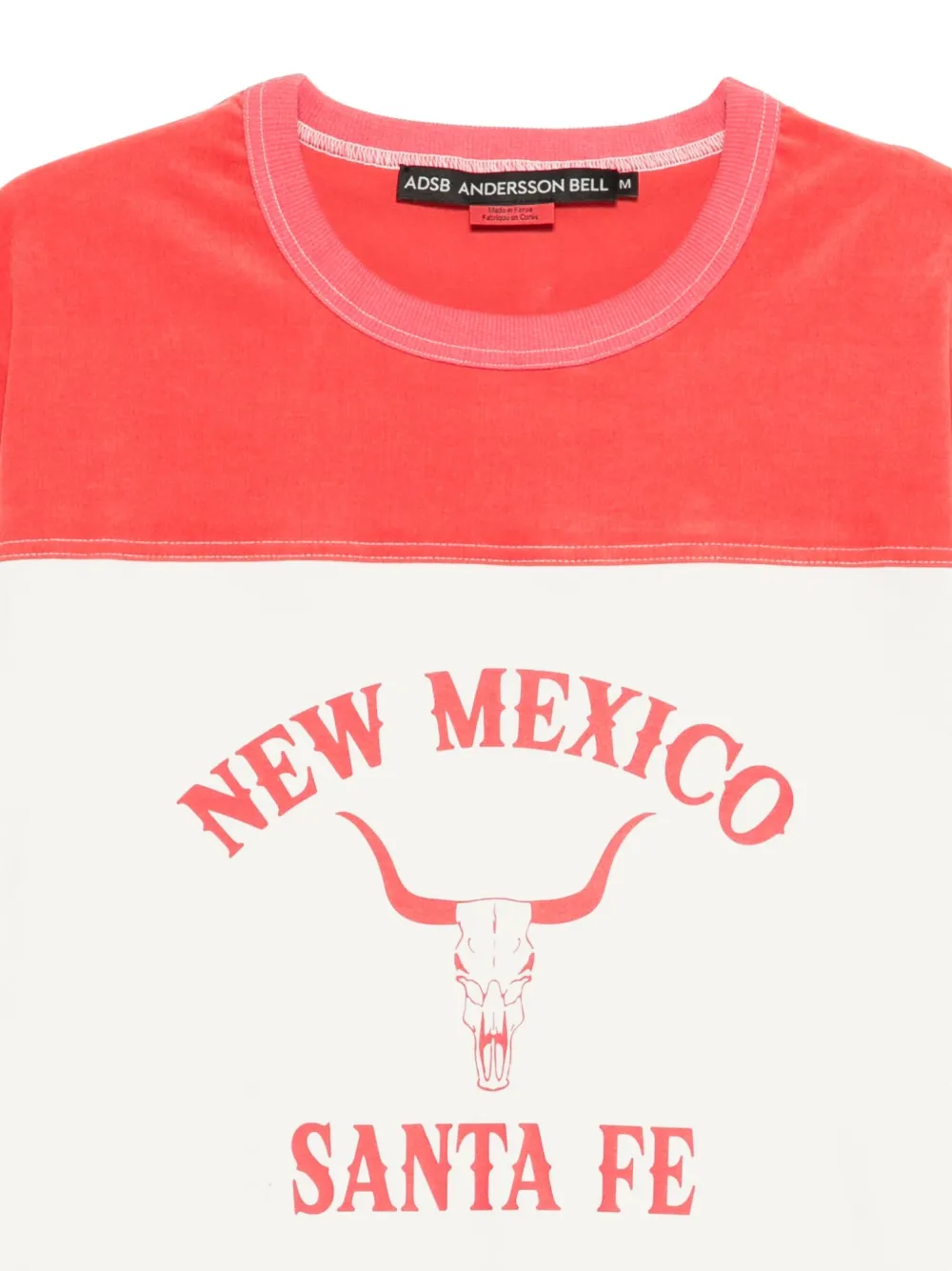 Andersson Bell New Mexico T-shirt met colourblocking Wit