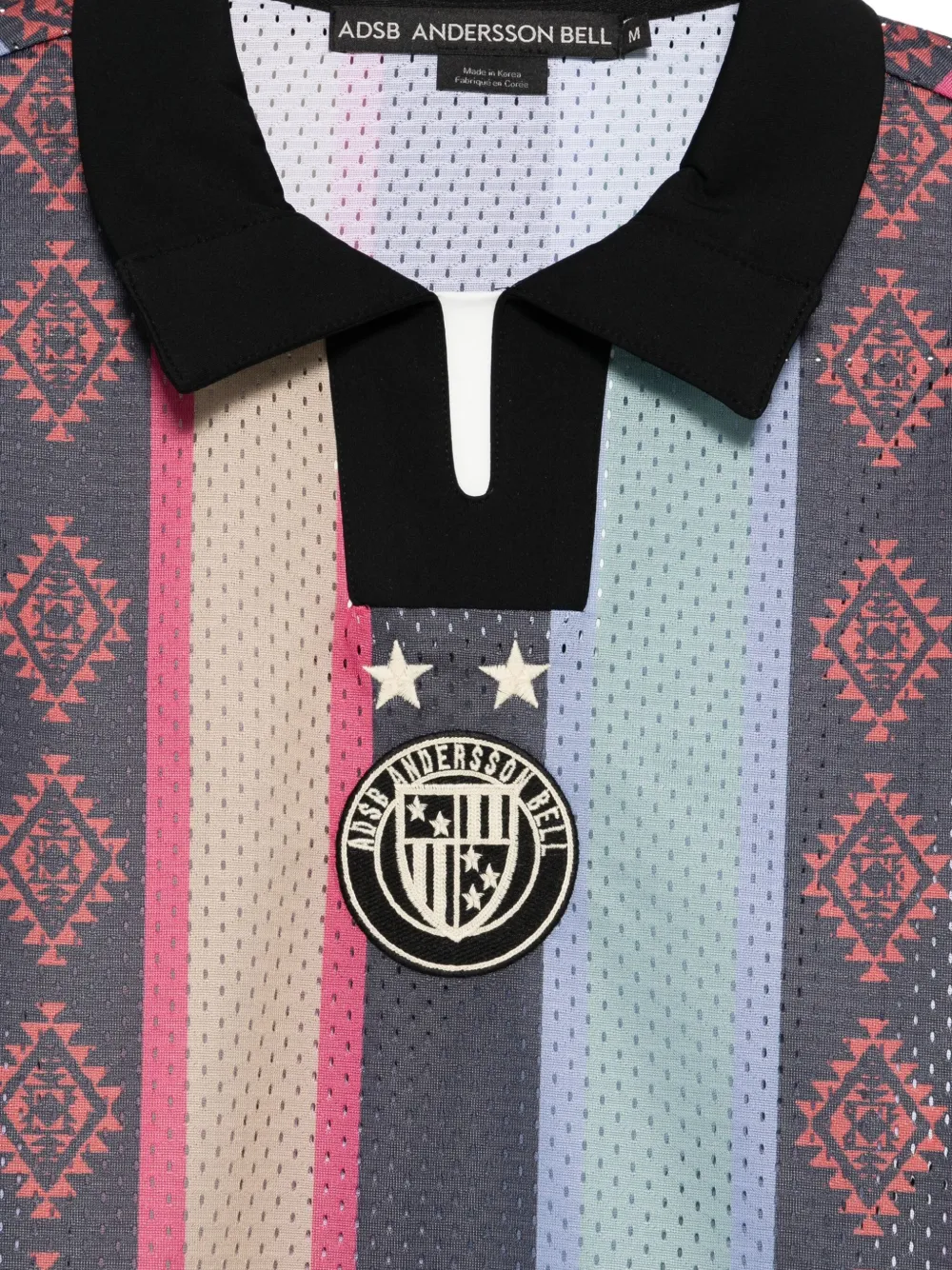 Andersson Bell Gestreept T-shirt Zwart