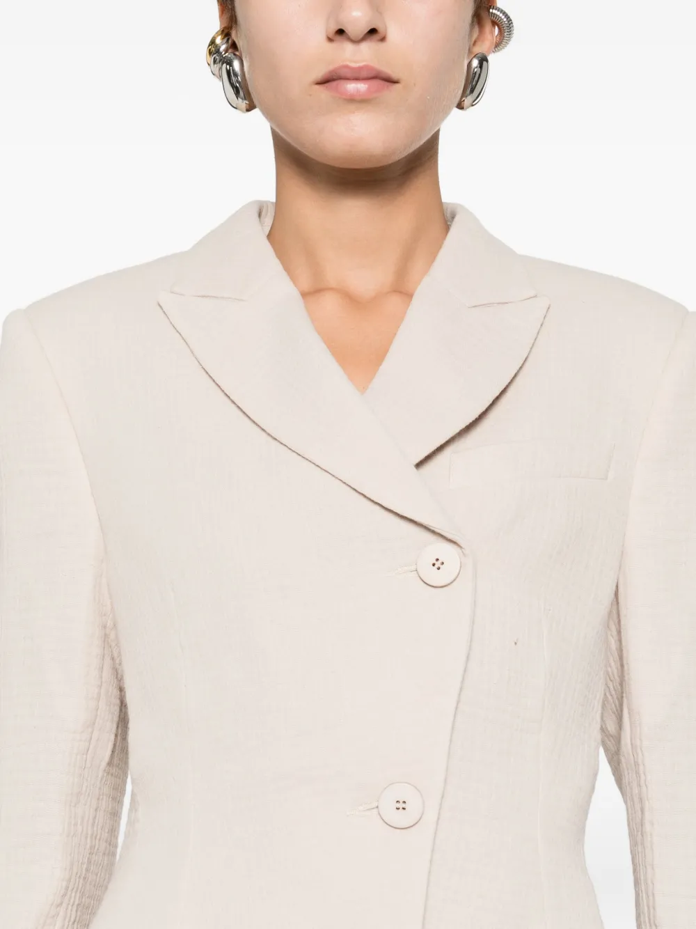 Ottolinger Mousseline Blazer In White