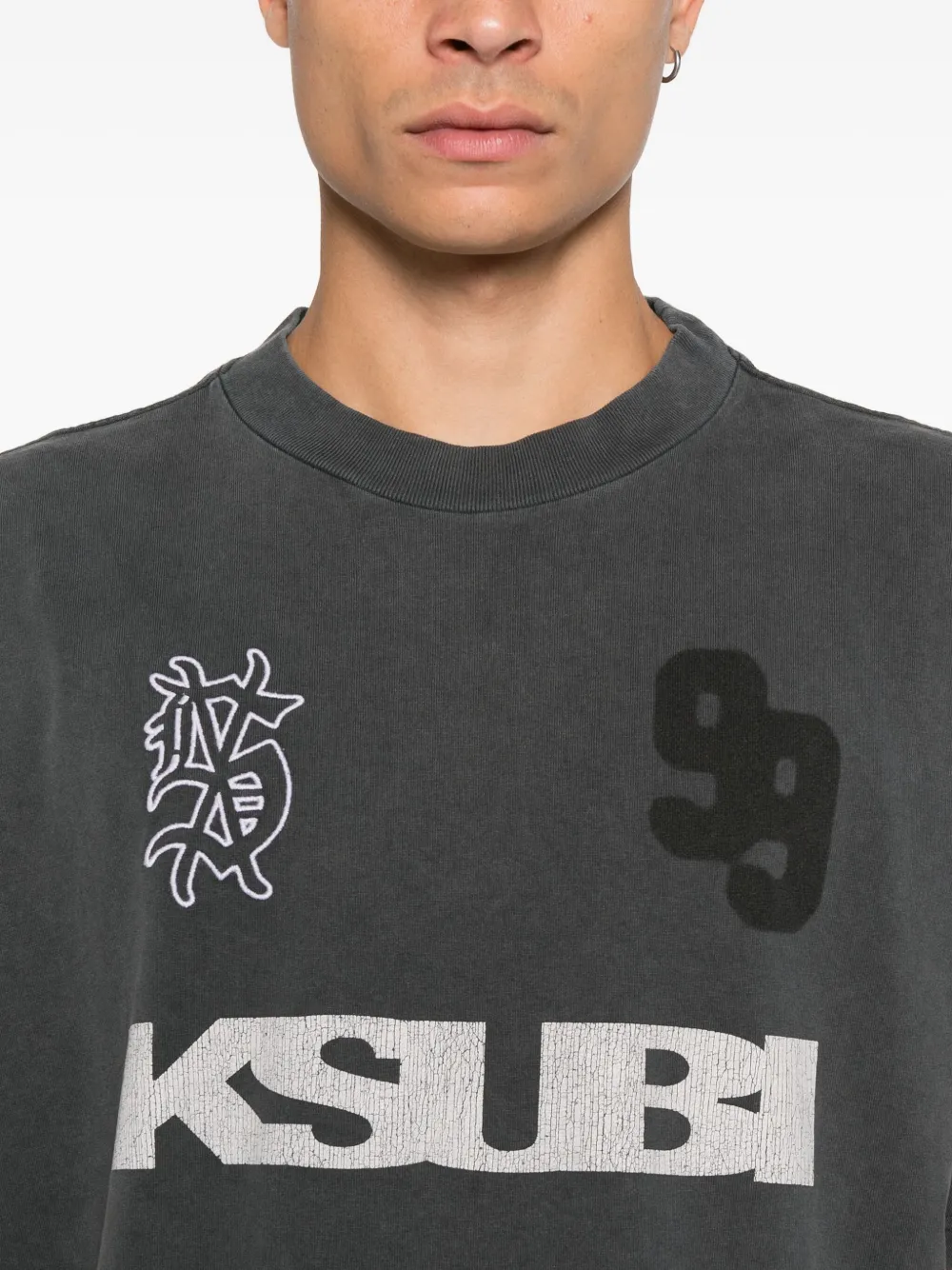 Ksubi Rugged Ekcess T-shirt Grijs