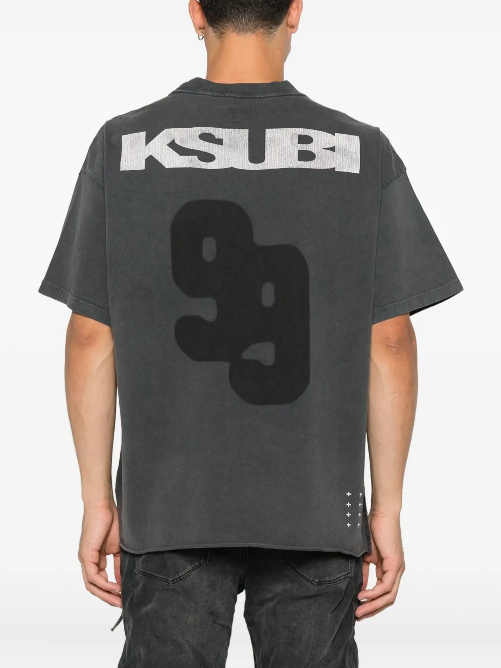 Ksubi Rugged Ekcess T-shirt Grijs