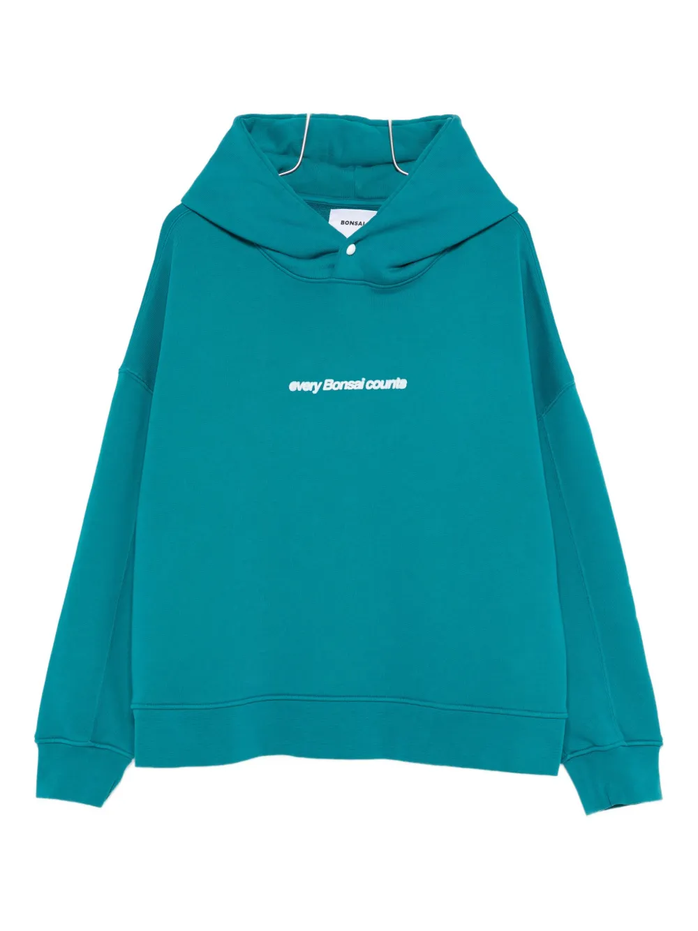 Bonsai hoodie con hombros caídos | verde | Image 1