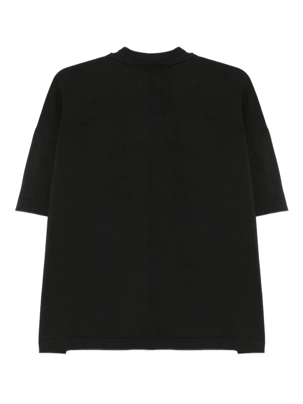 Bonsai T-shirt met geborduurd logo - Zwart