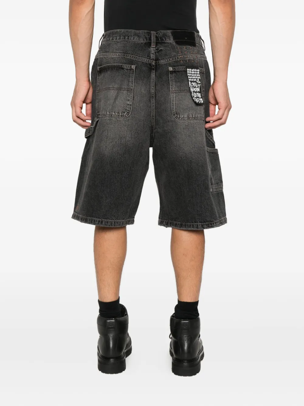 Ksubi Maxx denim shorts Grijs