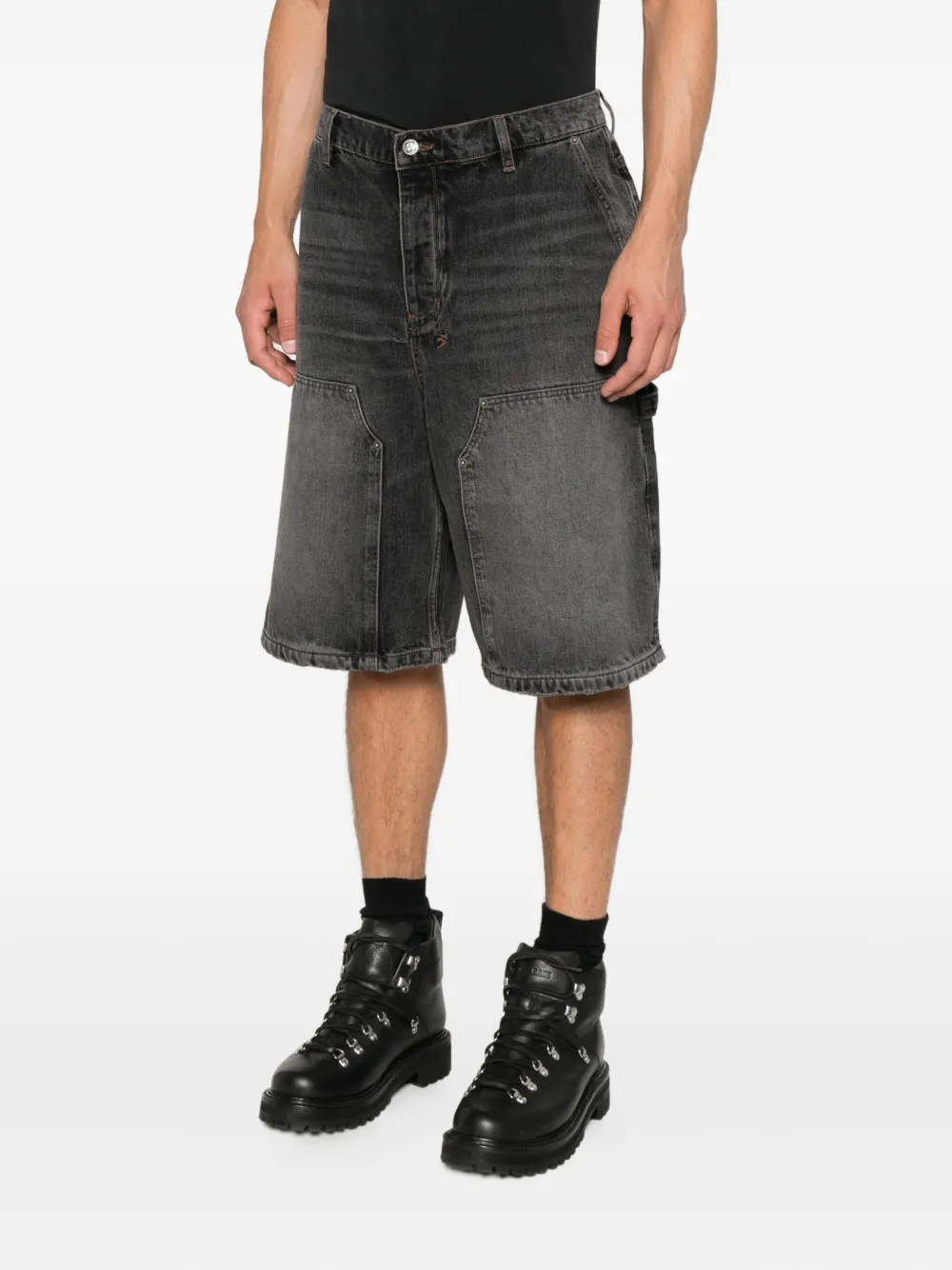 Ksubi Maxx denim shorts Grijs
