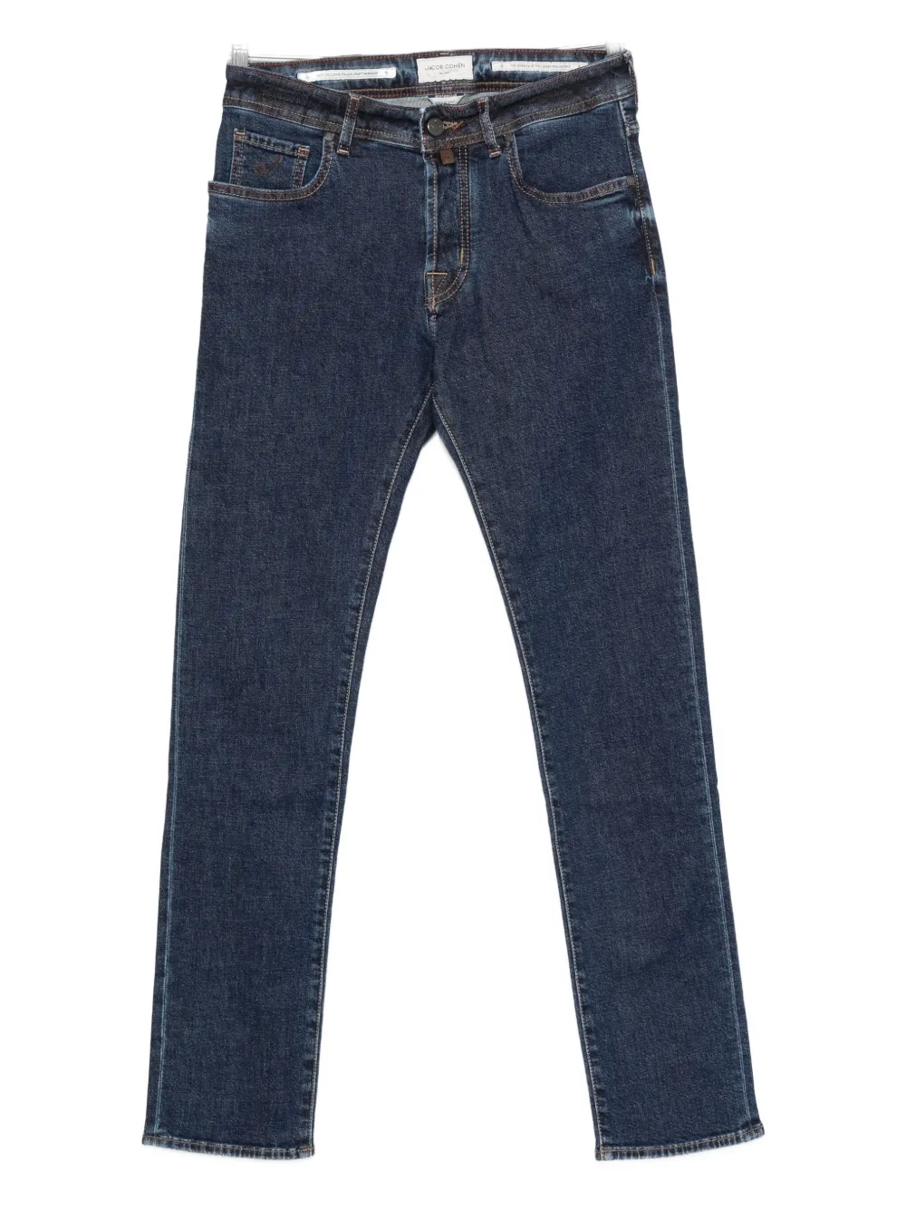 Jacob Cohën Jeans con design a cinque tasche - Blu