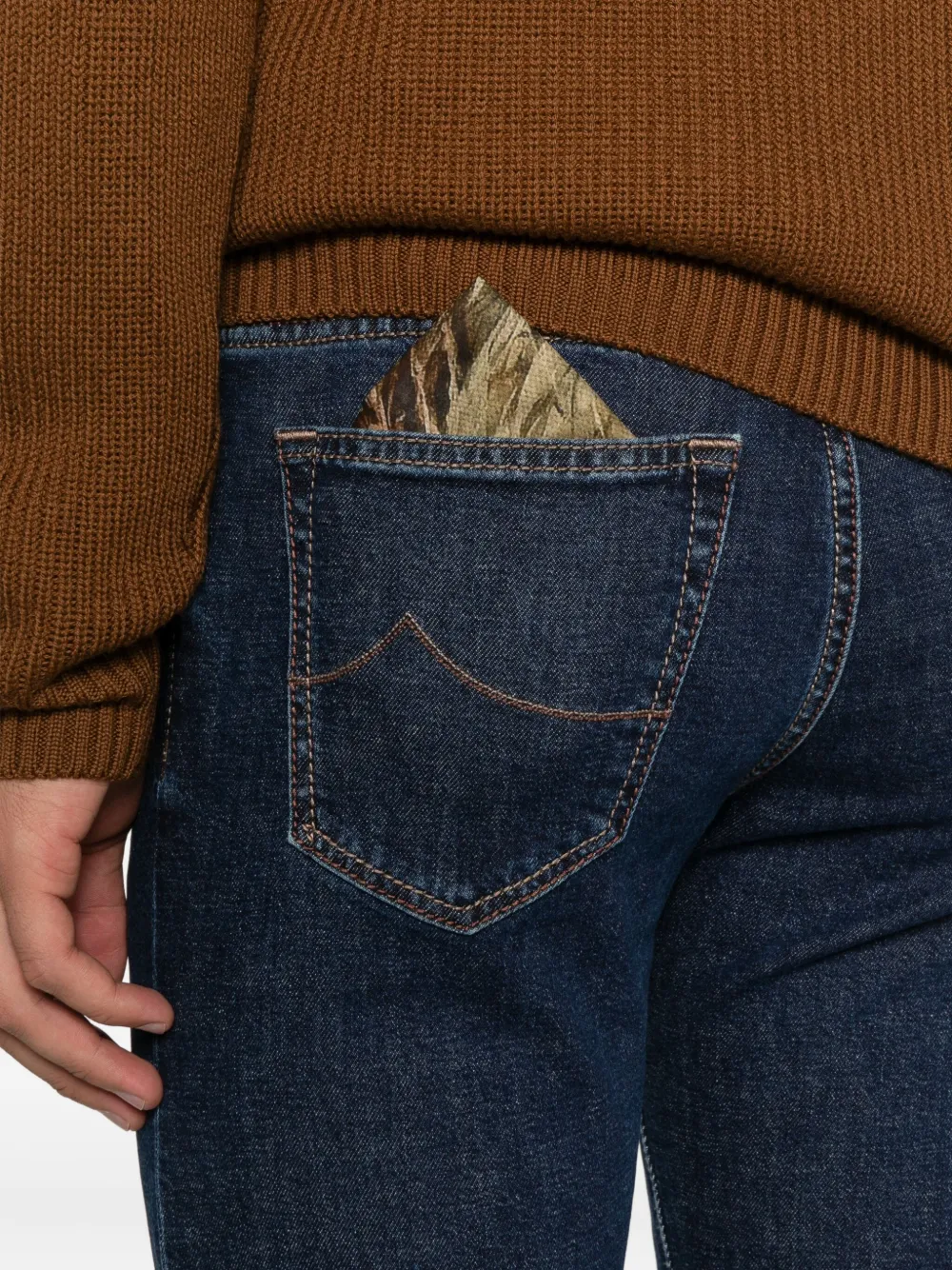 Jacob Cohën Jeans met vijf zakken Blauw