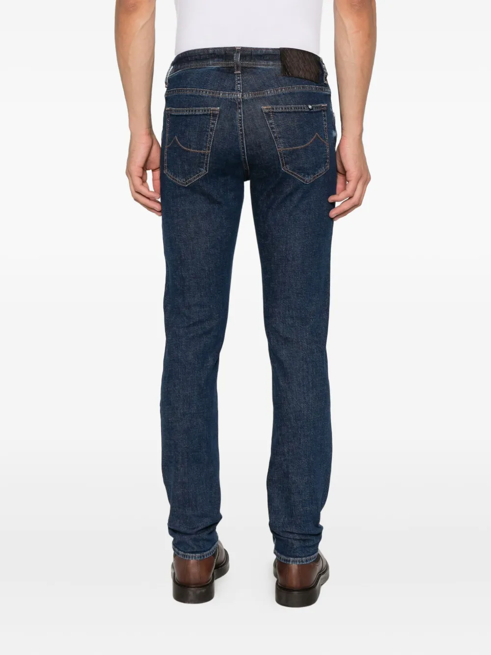 Jacob Cohën Jeans met vijf zakken Blauw