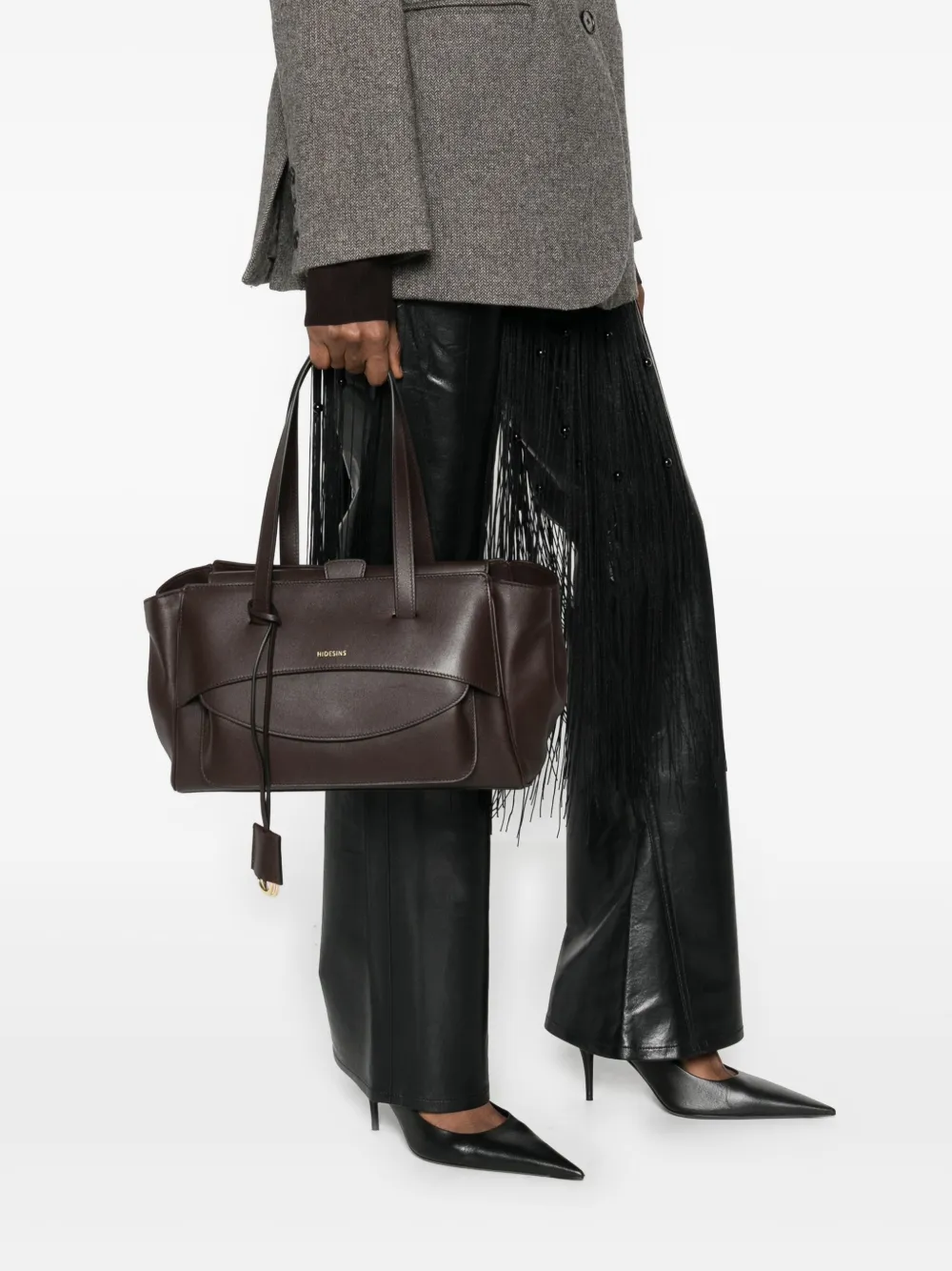 HIDESINS Flap Basset shopper - Bruin
