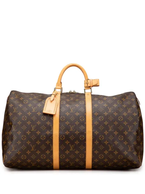 Louis Vuitton Pre-Owned bolsa de viaje Monogram Keepall 55