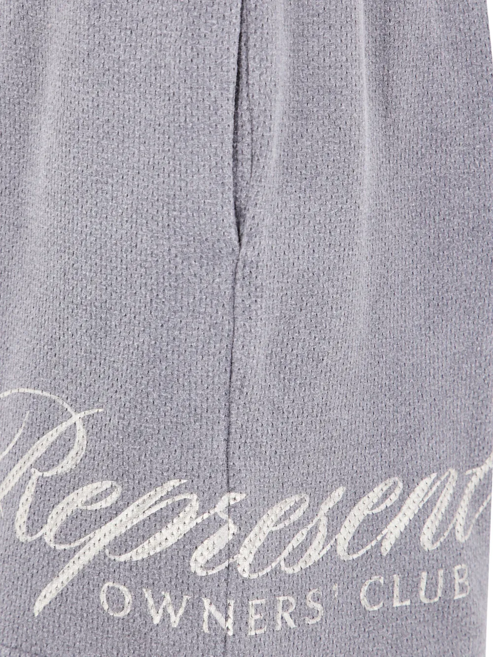 Represent Logo-print Shorts In Gray