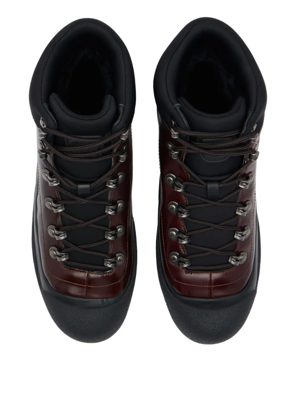 Bally Laarzen met gewatteerde kraag Bruin