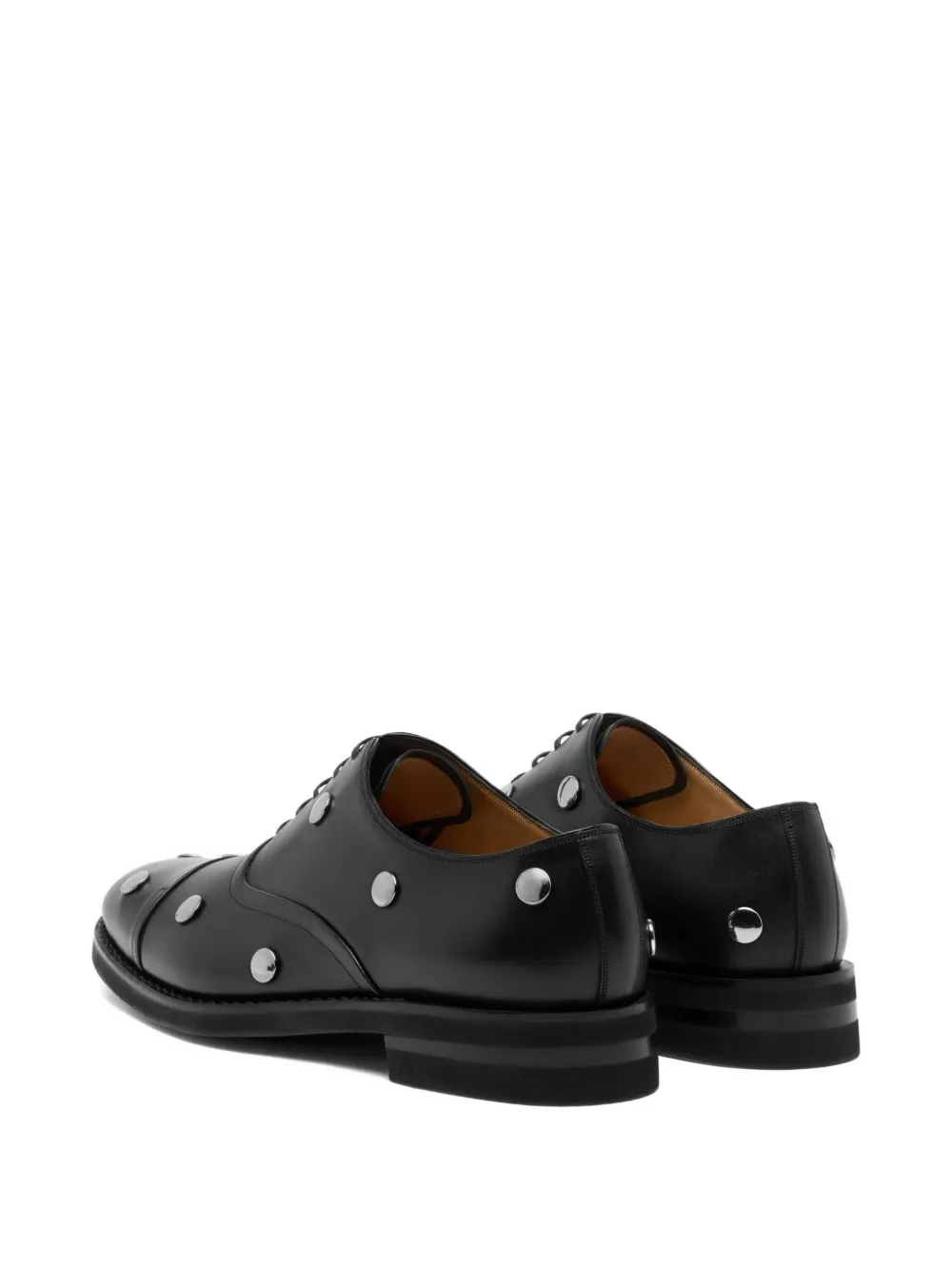 Bally Scribe Un derby schoenen met studs Zwart
