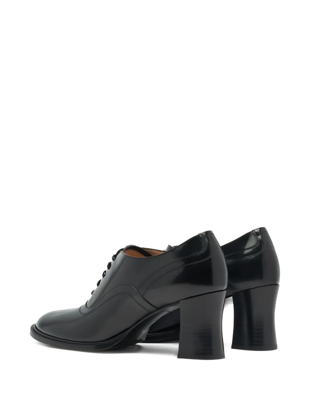 Bally 65mm Saule round-toe leather pumps Zwart