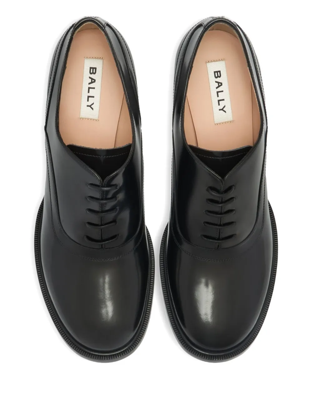 Bally 65mm Saule round-toe leather pumps Zwart