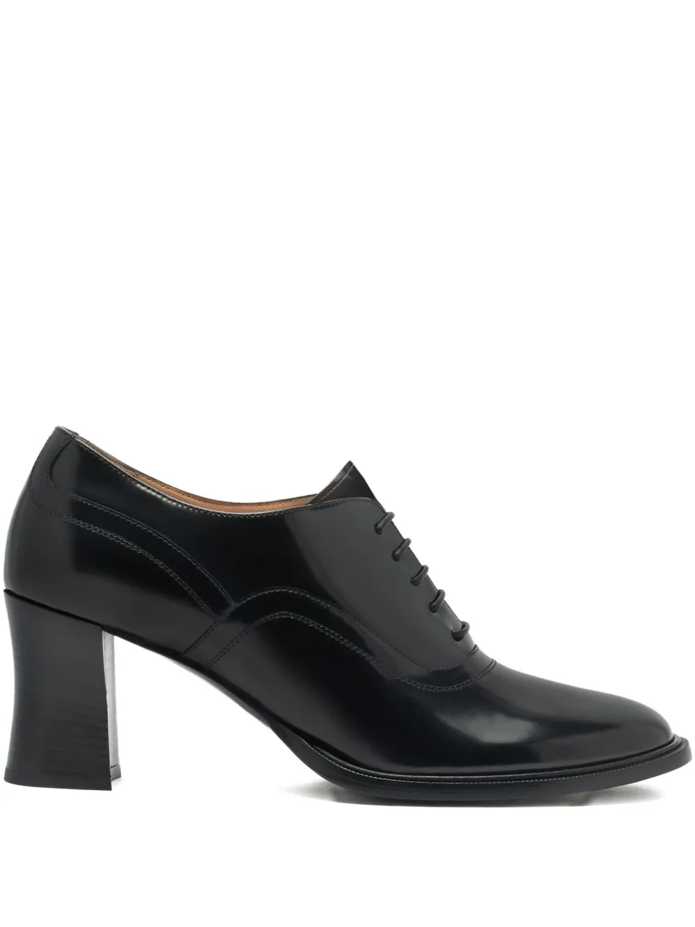 Bally 65mm Saule round-toe leather pumps Zwart