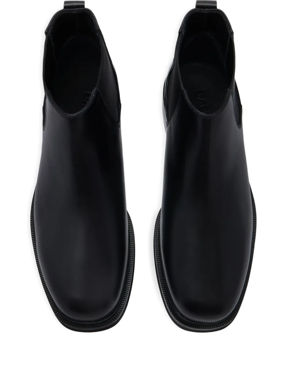 Bally Spiegel laarzen met treklus Zwart