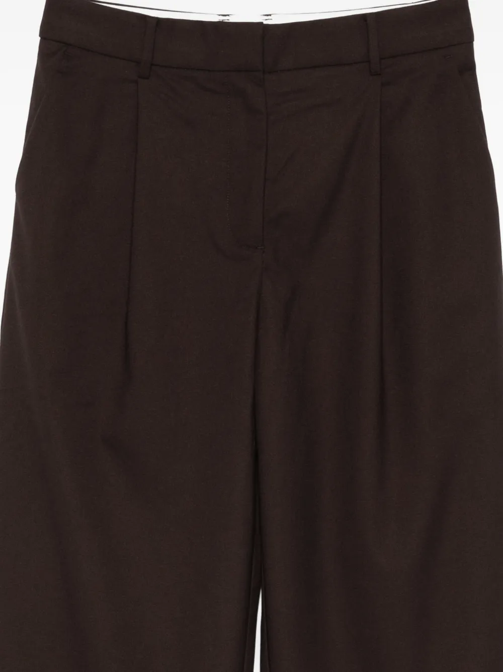 SAMSOE Plooibroek Bruin