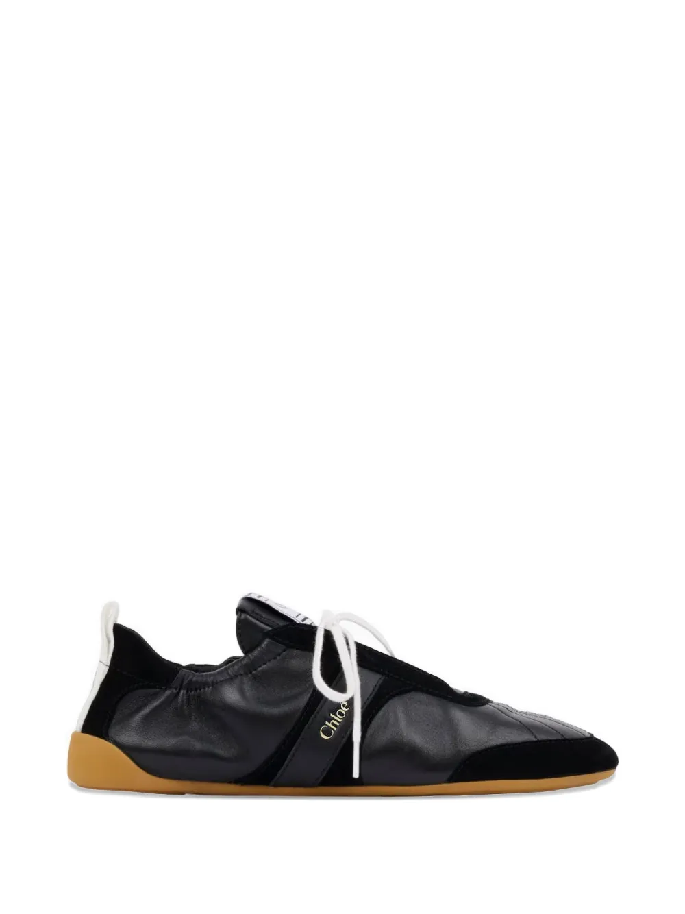 Chloé Kick sneakers met logopatch Zwart