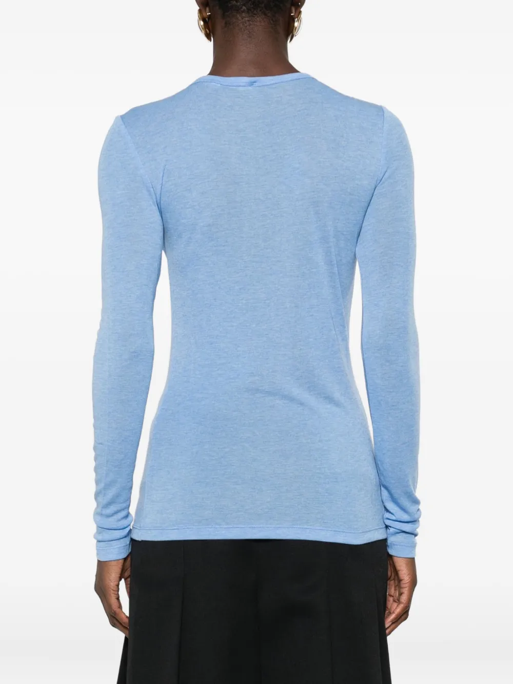Samsoe & Samsoe Fine-knit Jumper In Blue