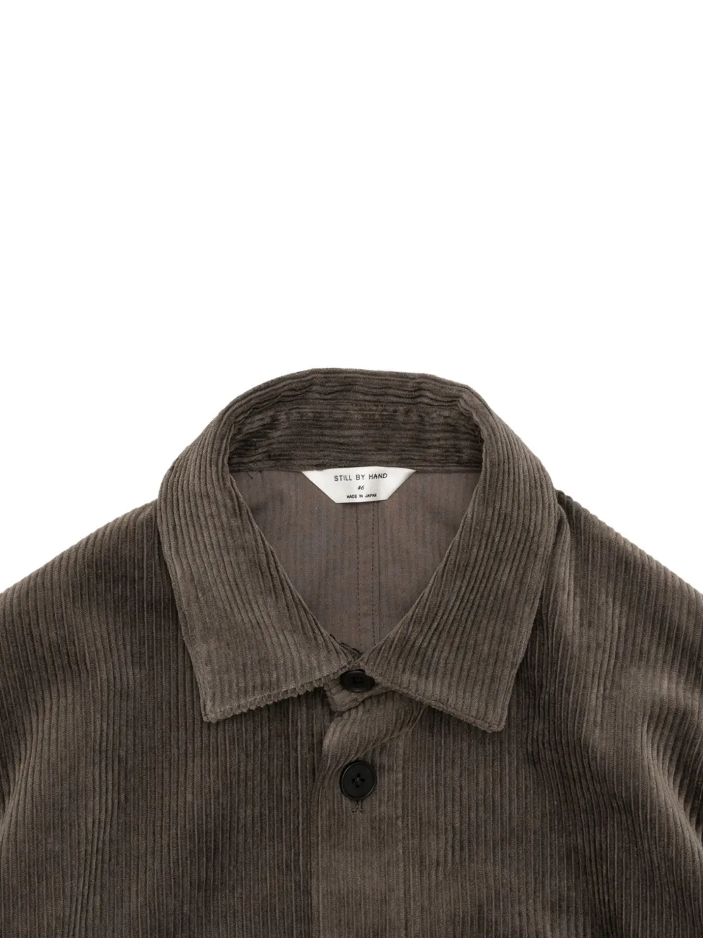 Still by Hand corduroy shirt - Bruin