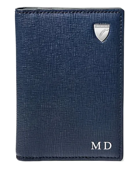 Aspinal Of London shield-plaque bi-fold cardholder