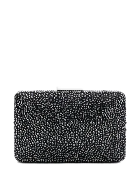 TWENTY FOURHAITCH crystal-embellished chain clutch bag