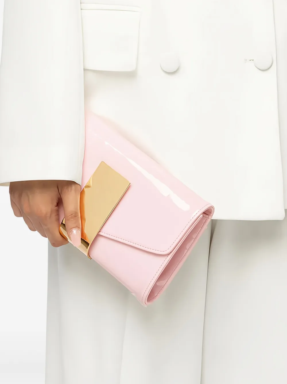 TWENTY FOURHAITCH Schoudertas met omslag - Roze
