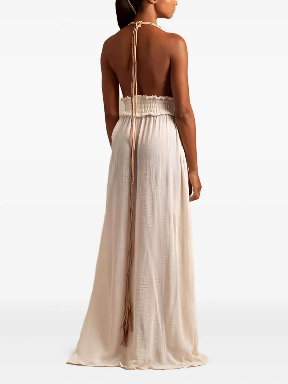 Caravana Alak maxi-jurk Beige