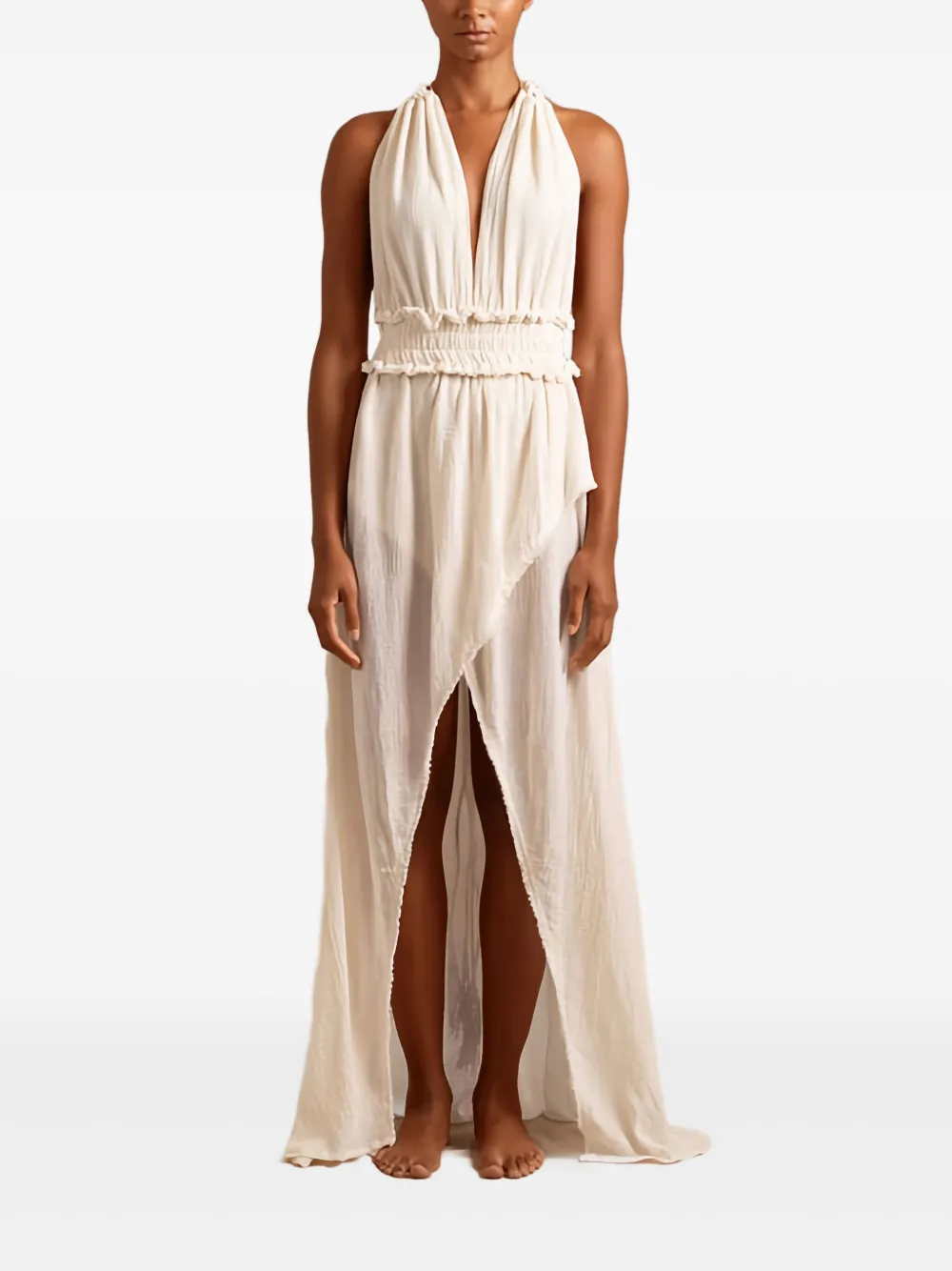 Caravana Alak maxi-jurk - Beige