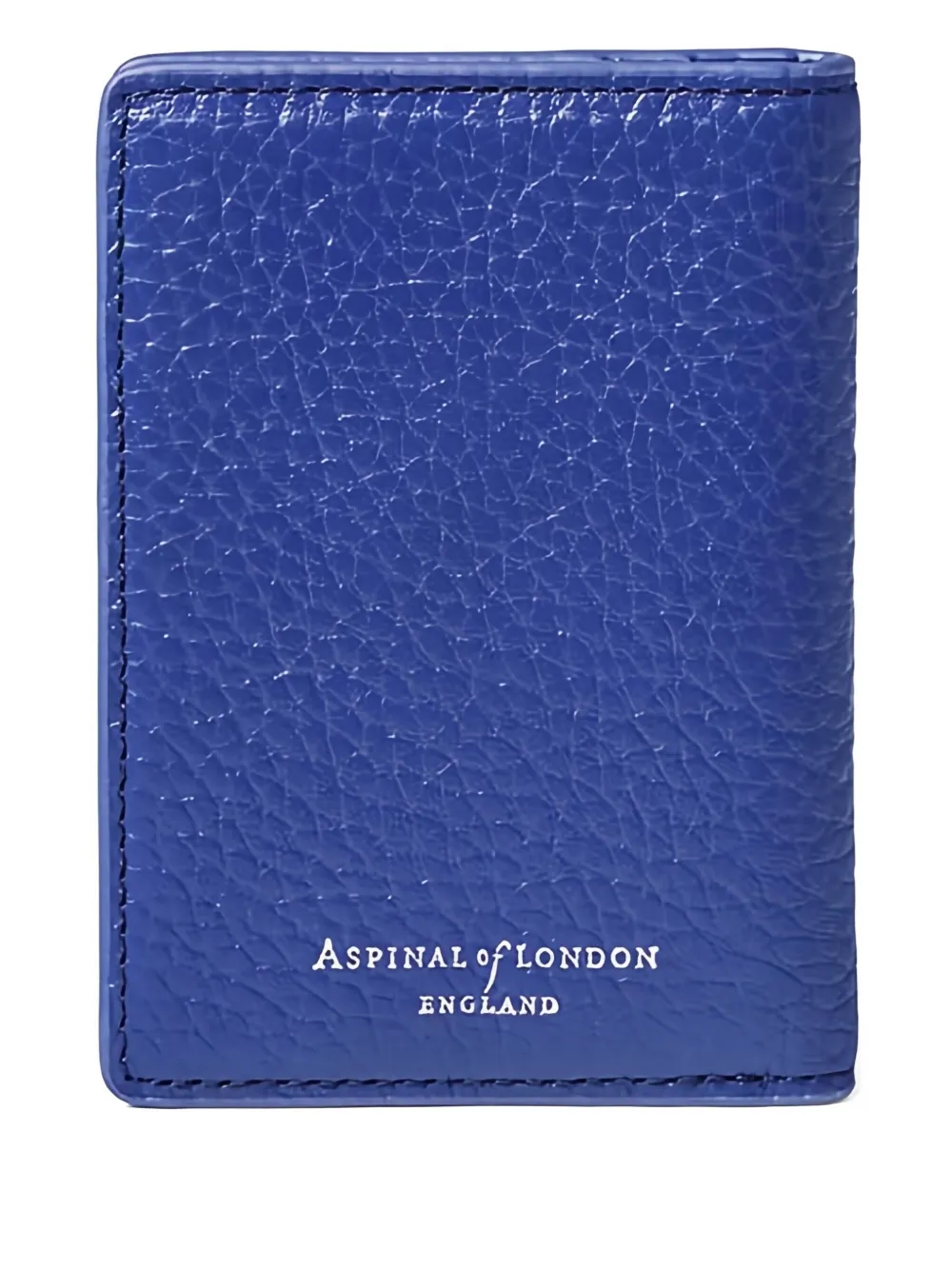 Aspinal Of London Double Fold card holder | Blue | Image 1