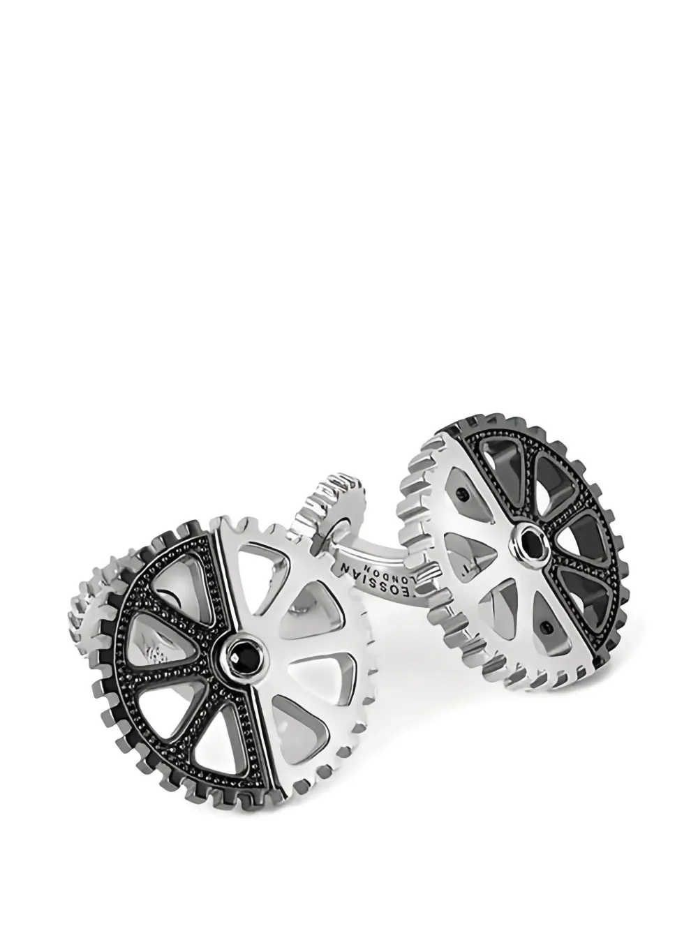 Tateossian Puzzle Gear cufflinks | Silver | Image 1