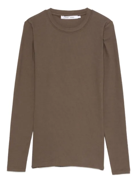 SAMSOE SAMSOE fine-ribbed T-shirt