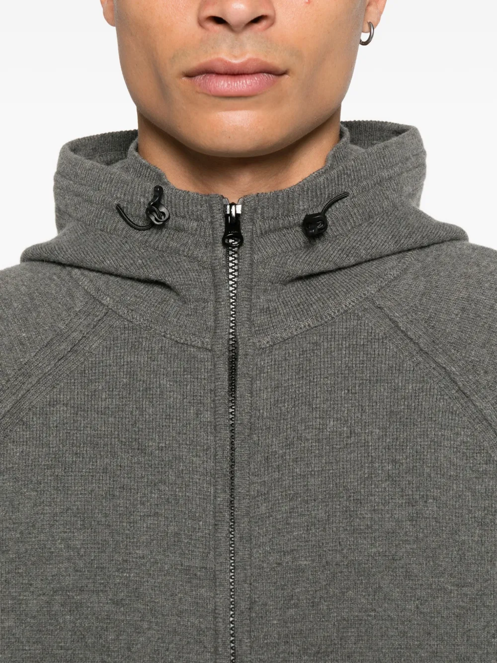 C.P. Company Hoodie met rits Grijs